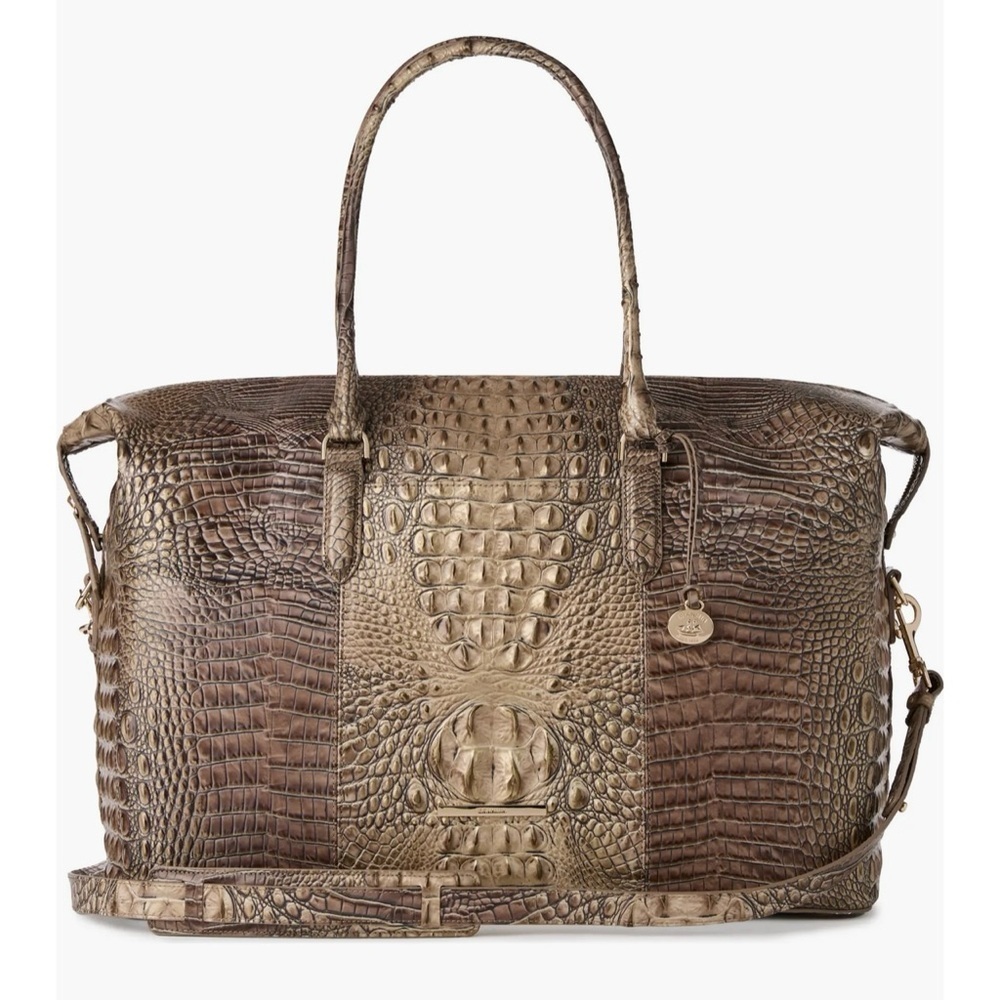 🤎BRAHMIN BRINDLE MELBOURNE Duxbury Weekender🤎NWT